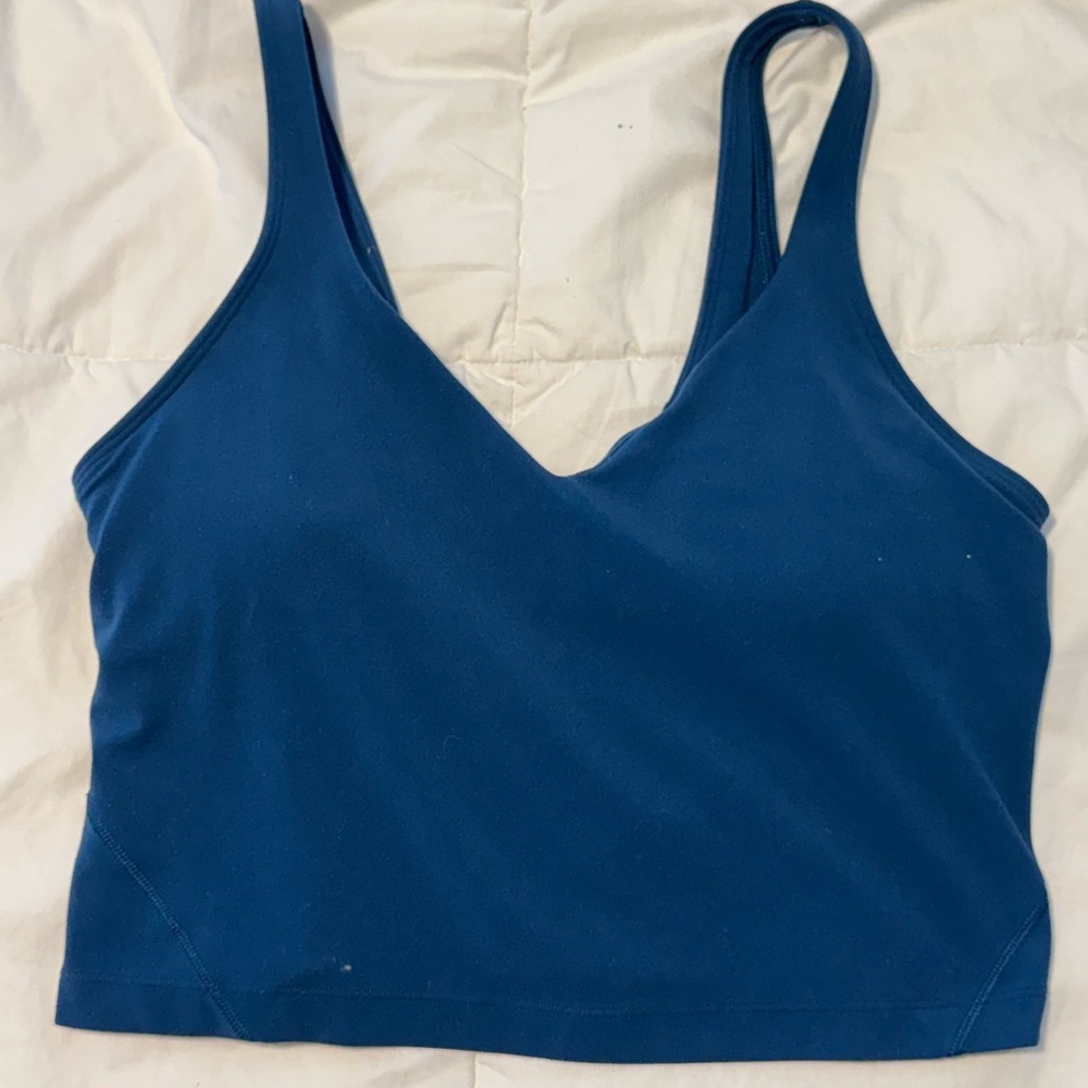 Lululemon Athletica Blue Tank Top